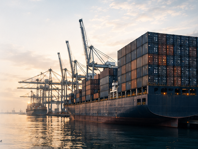 International container shipping and port operations